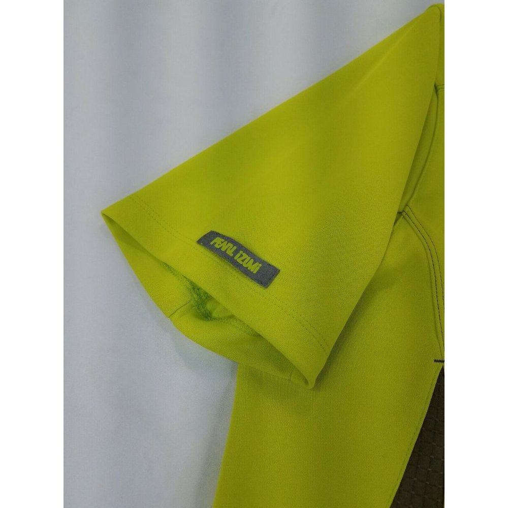 Pearl Izumi Men’s Short Sleeves 1/4 Zip Cycling Jersey Size M Neon Green B1 - Picture 4 of 12
